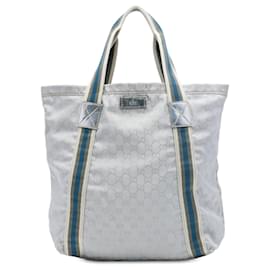 Tote Gucci GG Canvas Web Grigio