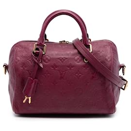 Bolso Satchel Louis Vuitton Monogram Empreinte Speedy Bandouliere 25 Rojo