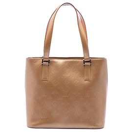 Borsa Tote Gold Louis Vuitton Monogram Mat Stockton