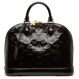Borsa Louis Vuitton Monogram Vernis Alma PM Purple