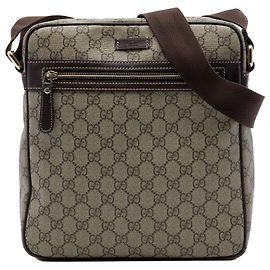 Borsa a tracolla Gucci GG Supreme Beige