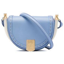 Borsa a tracolla Moonlight Fendi in pelle blu