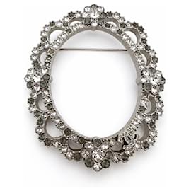 Chanel Spilla Ovale Strass