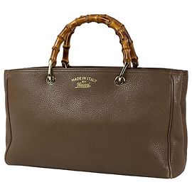 Gucci Bamboo Shopper Medium Leather Handbag