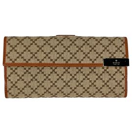 Portafoglio lungo Gucci Diamante Canvas