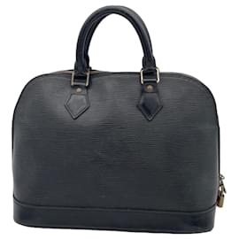 Louis Vuitton Alma PM Handtasche aus schwarzem Epi-Leder
