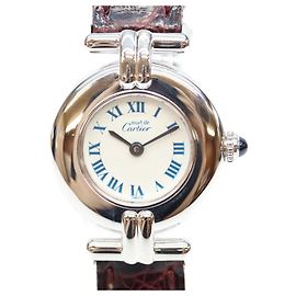 Cartier W1001665 925 Silver Must Colisée SM Quartz Uhr