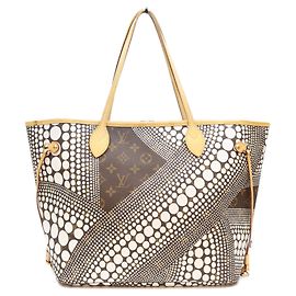 Louis Vuitton x Yayoi Kusama Monogram Wave Neverfull MM Tote Bag