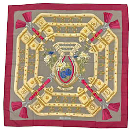 Hermès Foulard di seta Hermes Carre 90 Aux Champs