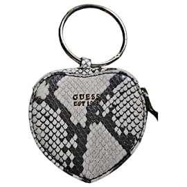 Guess Portafoglio da polso a cuore stampa pitone