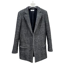Autre Marque Americana de lana a cuadros Saint Laurent Paris F40 de segunda mano