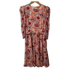 Autre Marque Vivienne Tam transparentes Blumenkleid