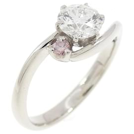 Autre Marque Bague en Pt900 avec diamants
