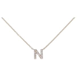 Autre Marque Collana Au750 Initial N Diamond