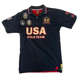 Autre Marque La Martina USA Polo Team Embroidered Polo Shirt