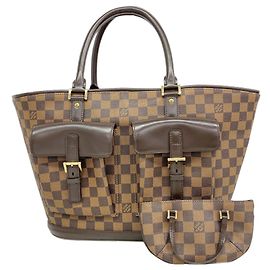 Borsa Tote Louis Vuitton Damier Manosque GM N51120 Ebene