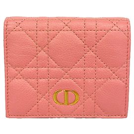 Portafoglio in pelle Cannage Christian Dior