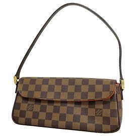 Borsa a tracolla Louis Vuitton Damier Recoleta N51299 Ebene