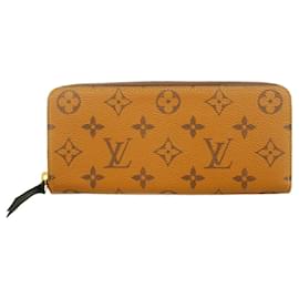 Louis Vuitton Monogram Reverse Portefeuille Clemence Long Wallet