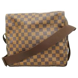 Borsa a tracolla Louis Vuitton Damier Naviglio N45255 Ebene