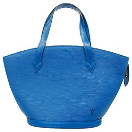 Borsa Louis Vuitton Epi Saint Jacques in Toledo Blue