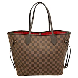Borsa Tote Louis Vuitton Damier Neverfull MM N51105 Ebene