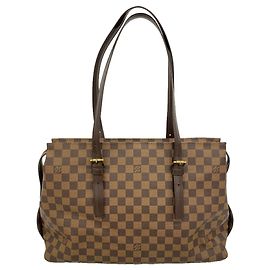 Bolso de hombro Louis Vuitton Damier Chelsea N51119 Ebene