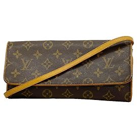 Borsa a tracolla Louis Vuitton Monogram Pochette Twin GM