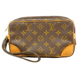 Borsa a pochette Louis Vuitton Monogram Marly Dragonne PM