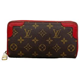 Louis Vuitton Monogram Zippy Wallet Retiro M61854 Cerise