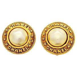 Orecchini a clip Chanel Gold