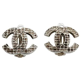Orecchini a clip Chanel Silver