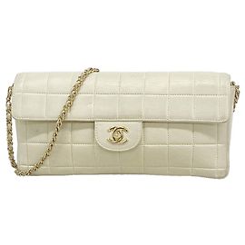 Borsa a tracolla Chanel Chocolate Bar con catena