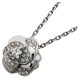 Collana Chanel Camélia in oro bianco 18K e diamanti