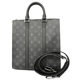 Louis Vuitton Monogram Eclipse Sac Plat Cross Handbag