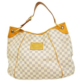 Borsa a tracolla Louis Vuitton Damier Azur Galliera GM