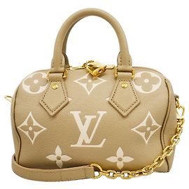 Borsa Louis Vuitton Monogram Empreinte Bicolor Speedy Bandoulière 20