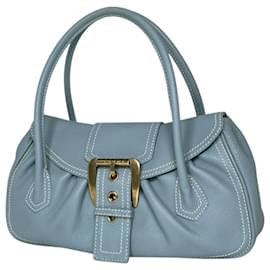 Céline Celine Handtasche aus hellblauem Leder