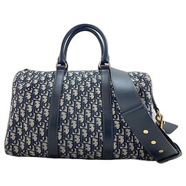 Borsa Boston Christian Dior Navy