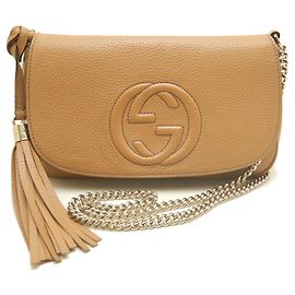 Borsa a tracolla Gucci Soho Interlocking