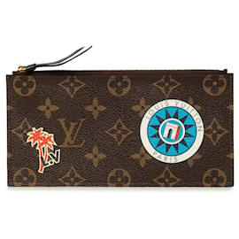 Pouch con Zip Louis Vuitton Brown Monogram World Tour Felicie