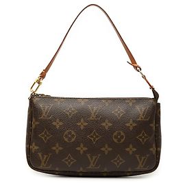 Louis Vuitton Brown Monogram Pochette Accessoires