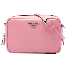 Prada Mini Borsa Camera Lux in Saffiano Rosa