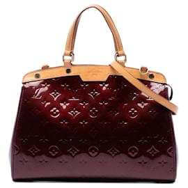Louis Vuitton Red Monogram Vernis Brea MM
