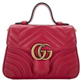 Borsa a tracolla Gucci GG Marmont Mini Top Handle