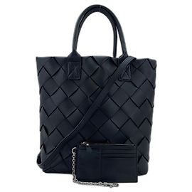 Borsa a tracolla Bottega Veneta nera