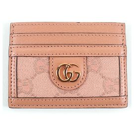 Gucci GG Supreme Kartenetui aus Leder
