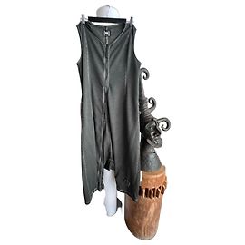 Munthe Plus Simonsen PLU Jumpsuit grau mit Frontreißverschluss