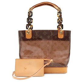 Borsa Louis Vuitton Monogram Vinyl Cabas Ambre PM