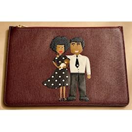 Clutch Dolce & Gabbana #DGFAMILY in pelle